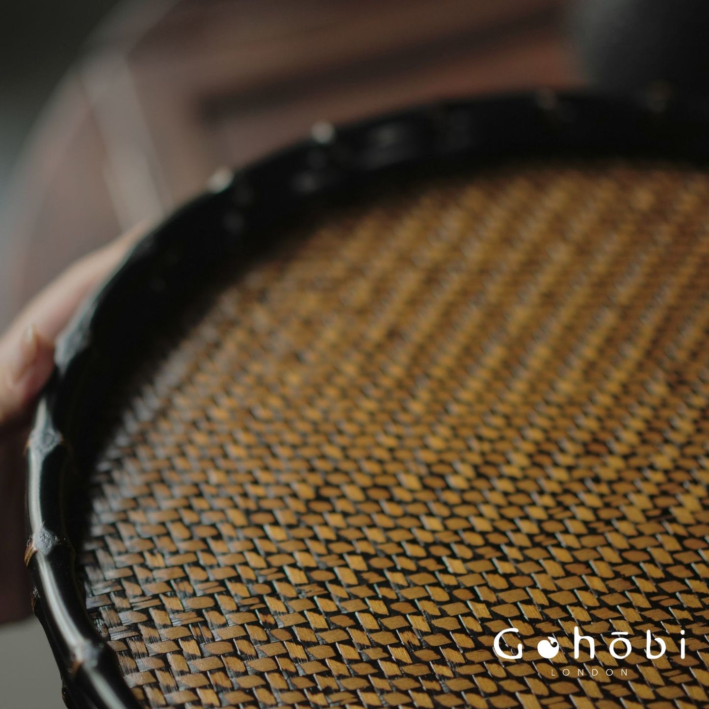 Retro Chinese bamboo Gohobi Retro Chinese Bamboo Tea Tray Mat – Woven Bamboo Tea Tray Storage Mat for Tea Ceremony Accessoriesmat, tea tray, tray, tea set storage tea ceremony accessories