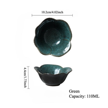 Gohobi Floral Edge Ceramic Bowl