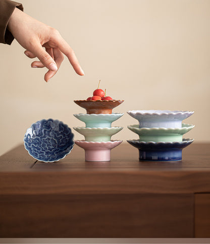 Gohobi, petite assiette de fruits glacés japonais traditionnels - Cloud 010