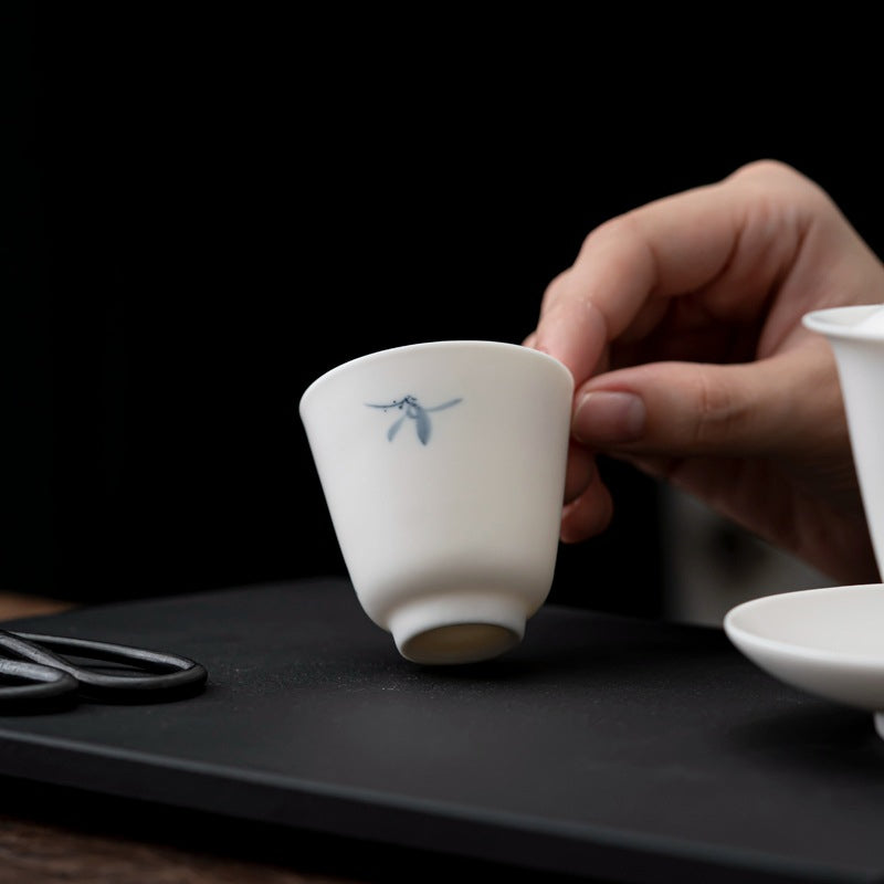 Gohobi Qiu Shui Orchid Ceramic Teacup