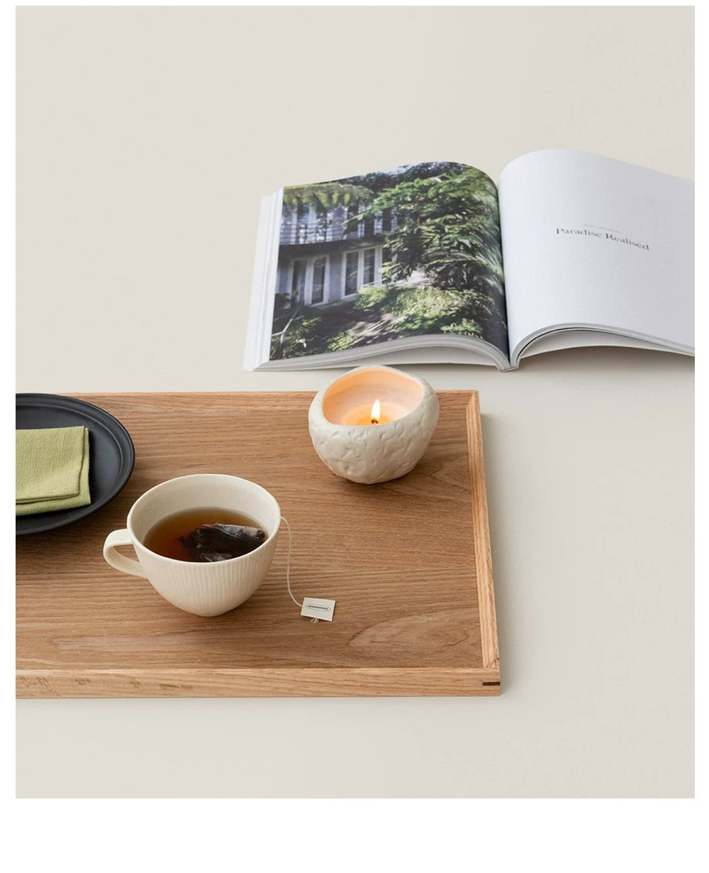 Gohobi Japanese-Style Solid Wood Serving Tray
