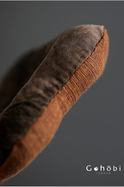 Gohobi Fragrant Cloud Silk Tea Coaster – Handmade Fabric Tea Mat for Gongfu Tea Set