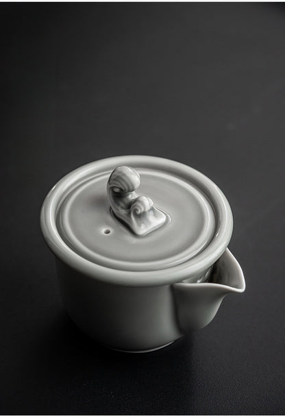 Gohobi Japanese Style Ice Grey Gaiwan Tea Set 003