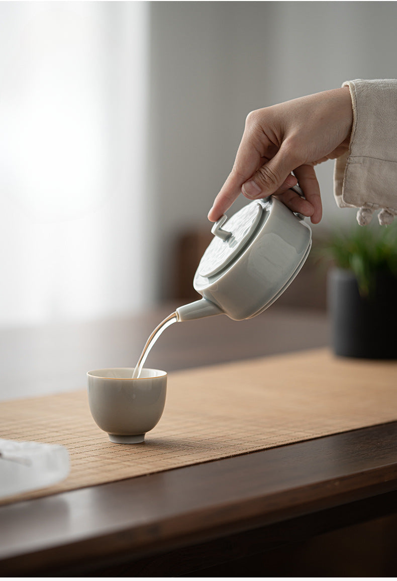 Gohobi Japanese Style Ice Grey Teapot 007