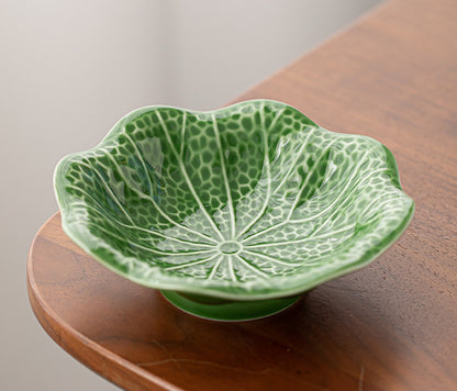 Gohobi Traditional Japanese Glazed Fruit Nuts Small Plate - Hibiscus 004