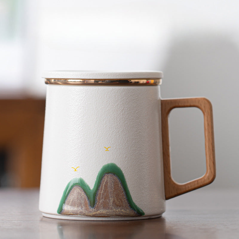 Gohobi Mountain Ceramic Tea Office Mug