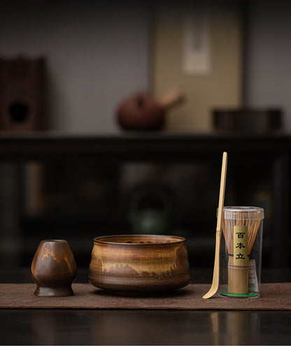 Gohobi Ceramic Matcha Set 035 Ancient Kiln