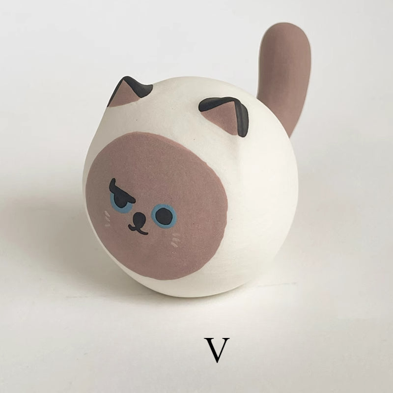 Gohobi x Little Diary Handmade Ceramic Cat