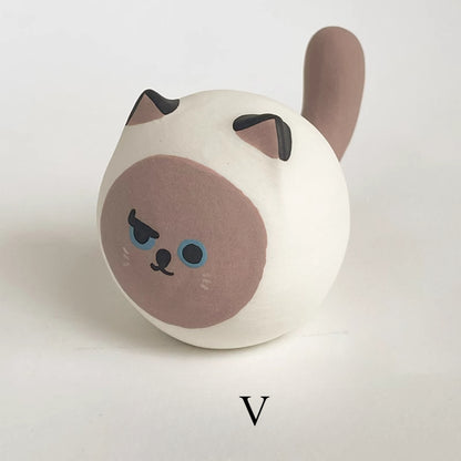 Gohobi x Little Diary Handmade Ceramic Cat