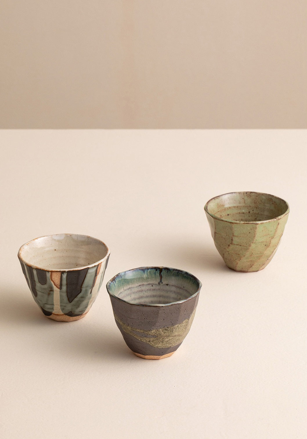 Gohobi Japanese Minoyaki Retro Coarse Pottery Teacup – Wabi Sabi Handmade Ceramic Master Cup | Made in Japan