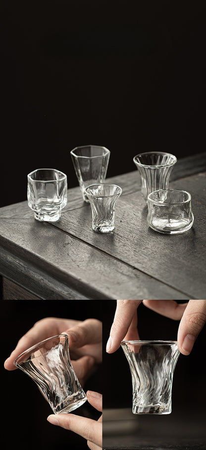 Gohobi High Borosilicate Glass Gongfu Tea Cup – Transparent Heat-Resistant Master Cup and Aroma Cup
