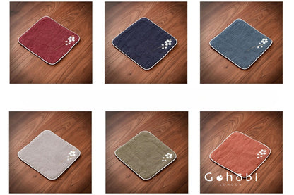 Gohobi Handmade Cotton Linen Tea Towel – Japanese Style Absorbent Zen Tea Cloth