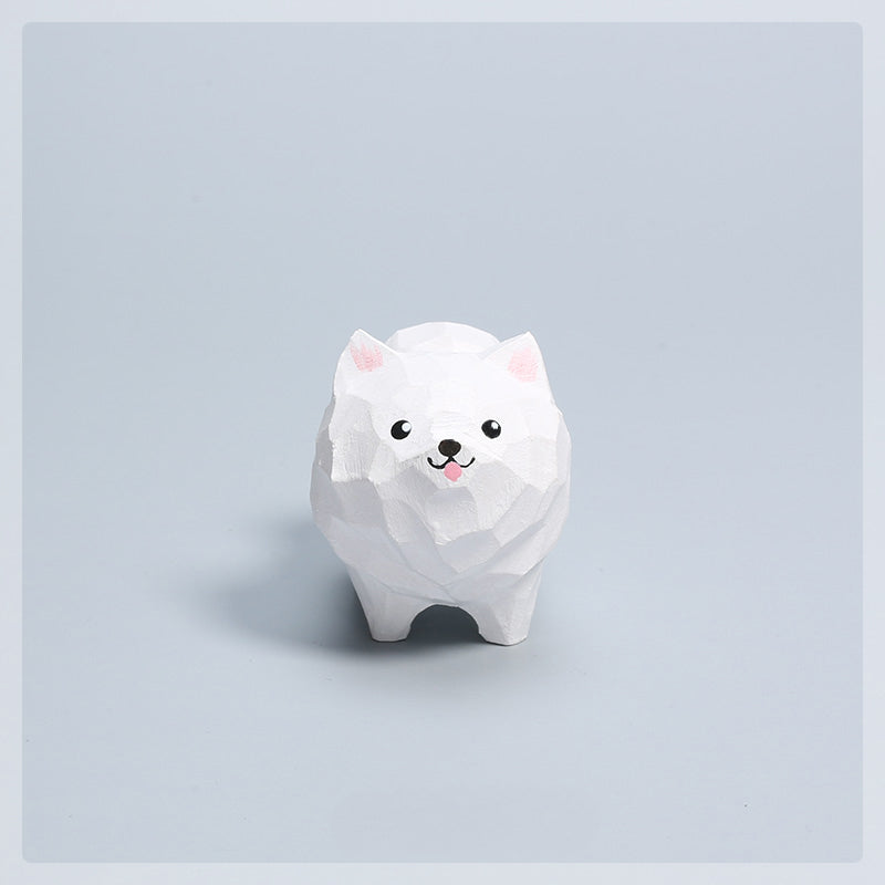 Gohobi Handcrafted Wooden Samoyed Dog Ornament