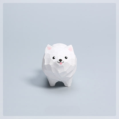 Gohobi Handcrafted Wooden Samoyed Dog Ornament