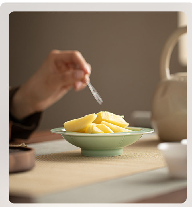 Gohobi, petite assiette de fruits glacés traditionnels japonais - Begonia Lotus 008