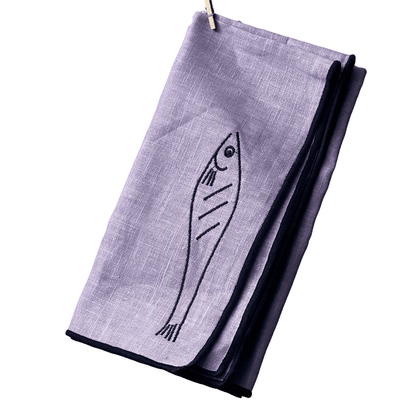 Gohobi x MÆGEN Linen Blend Napkins - Fish (Set of 2)