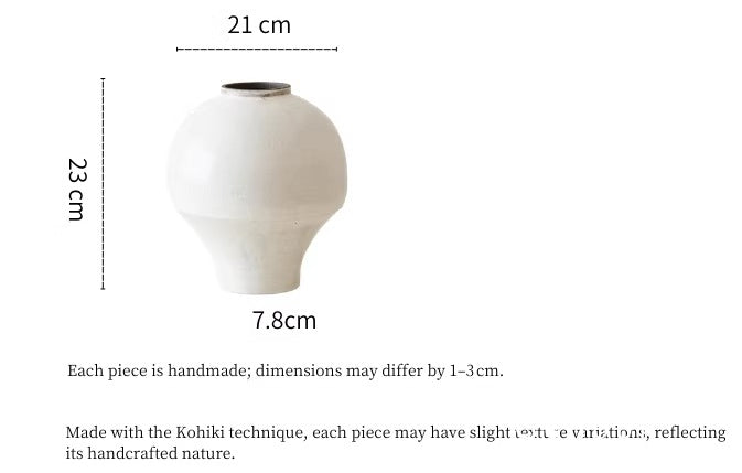 Gohobi Japanese-style Wabi Sabi Handmade Zen Large Vase 014