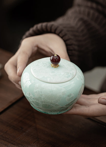 Gohobi Crystal Glazed Storage Jar 002