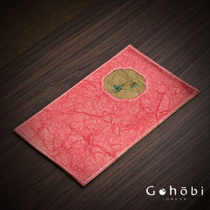 Gohobi Hand-Painted Tea Table Runner – Zen Style Tea Table Cloth