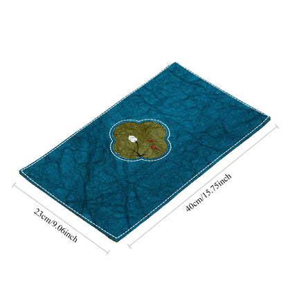 Gohobi Hand-Painted Tea Table Runner – Zen Style Tea Table Cloth
