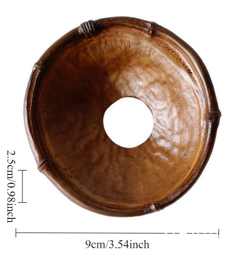 Gohobi Lacquer Handmade Bamboo Tea Funnel – Natural Large Bamboo Tea Utensil for Gongfu Tea