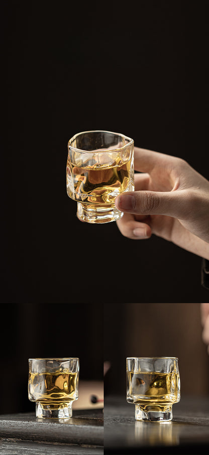 Gohobi High Borosilicate Glass Gongfu Tea Cup – Transparent Heat-Resistant Master Cup and Aroma Cup