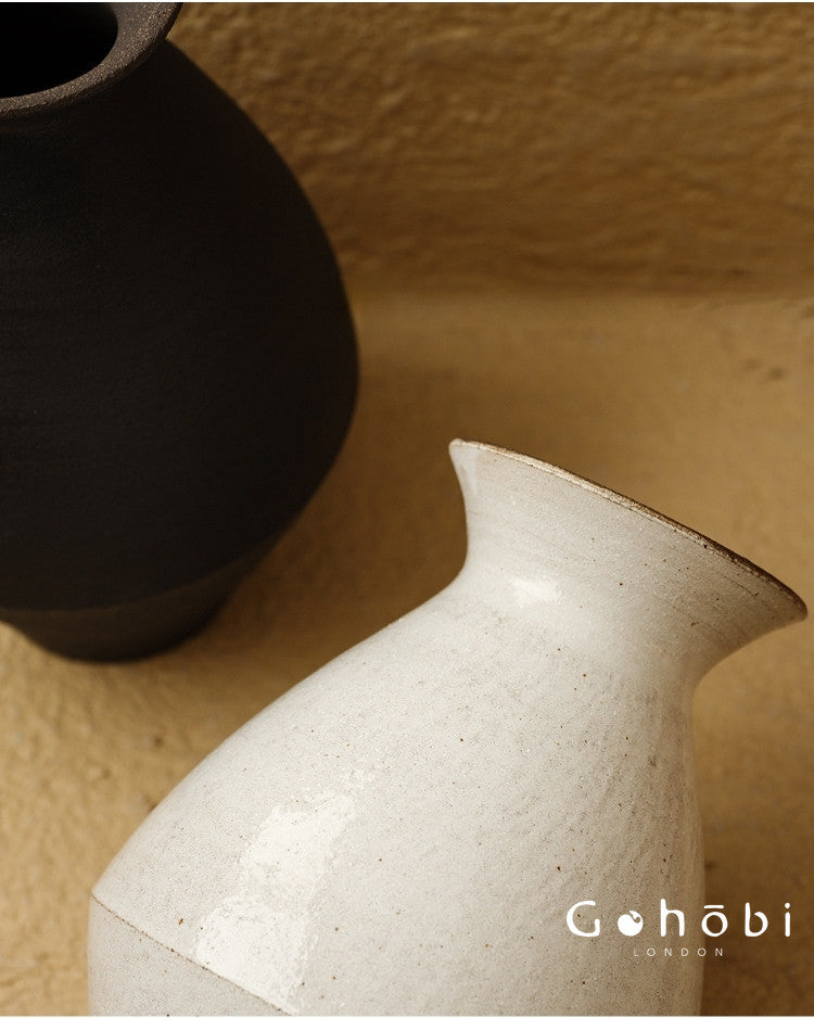 Gohobi Japanese-style Wabi Sabi Handmade Zen Large Vase 009