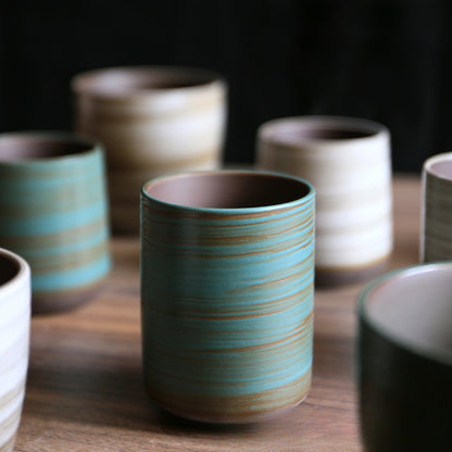 Gohobi Hand-Painted Kiln-Changed Ceramic Cup