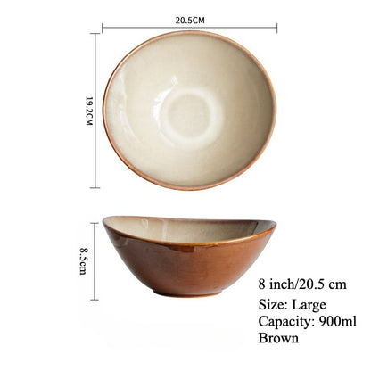 Gohobi Vintage Kiln-Change Ceramic Bowl