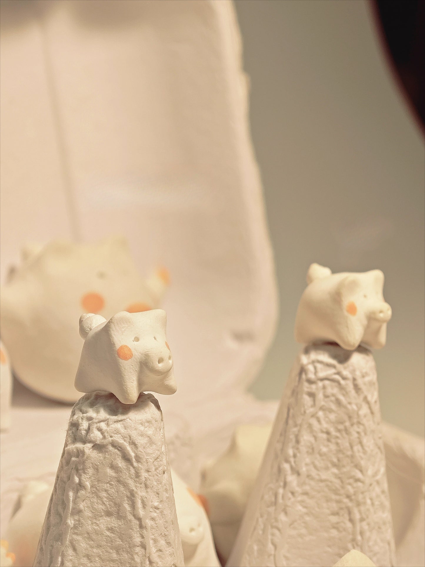 Gohobi x Little Diary Handmade Ceramic Pigs