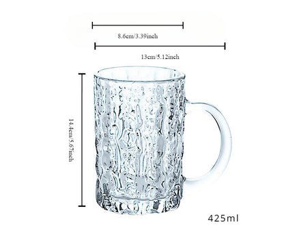 Gohobi Japanese Sasaki Crystal Beer Mug