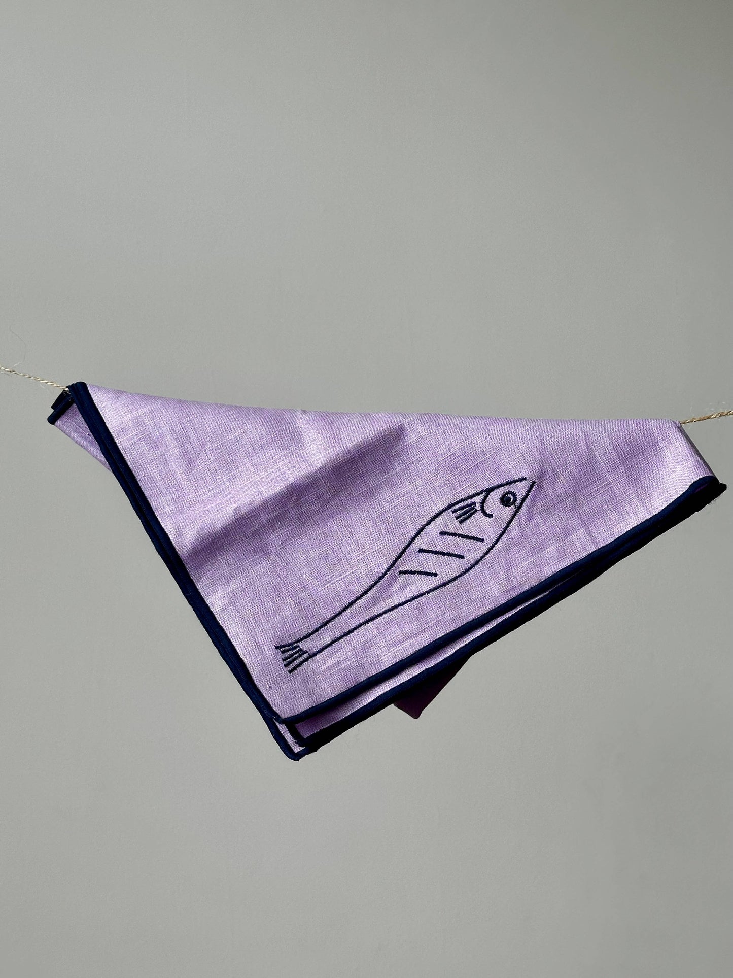 Gohobi x MÆGEN Linen Blend Napkins - Fish (Set of 2)