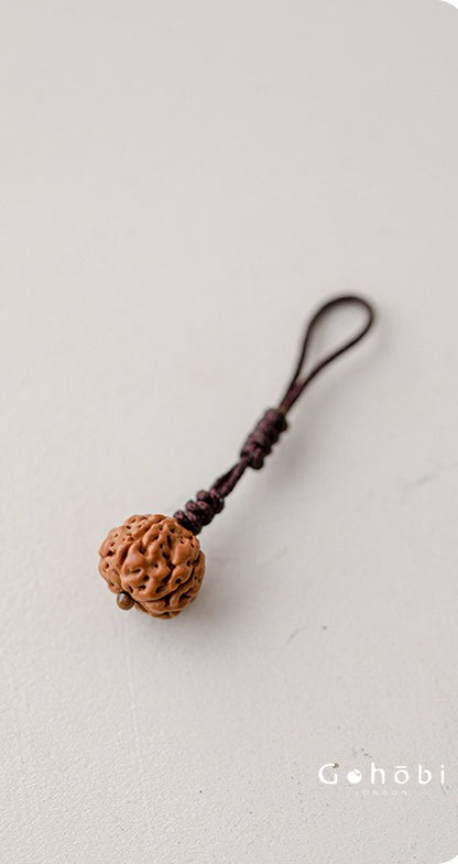 Gohobi Persimmon Ruyi Teapot Knot Pendant – Decorative Hanging Tea Ceremony Ornament