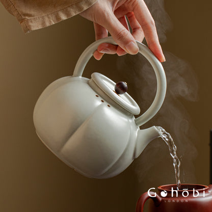 Gohobi Lifting Beam Ceramic Teapot – Large Capacity Household Boiling Kettle (3 Styles)