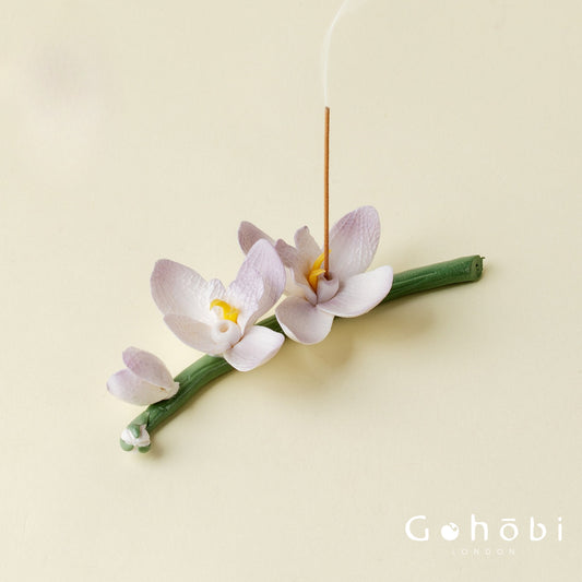 Gohobi Handmade Floral Incense Holder 006 - Magnolia