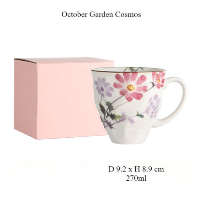 [Made In Japan] Gohobi Japanese Flowers Mug Coffee Cup