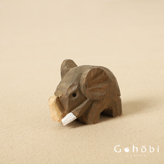 Gohobi Handmade Wooden Elephant