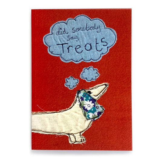 Gohobi x Poppy Treffry Did Somebody Say Treats A5 Notebook [Made in the UK]