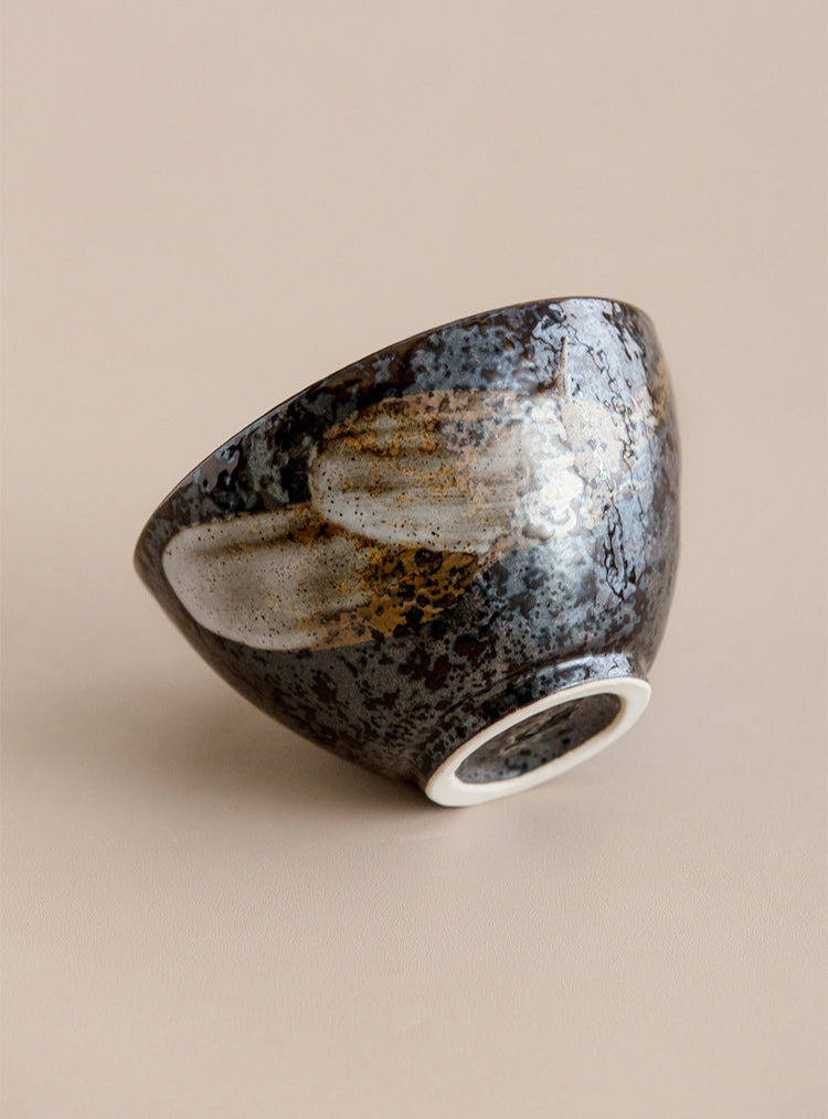 [Made in Japan] Gohobi Minoya Shino Glaze Hat Bowl