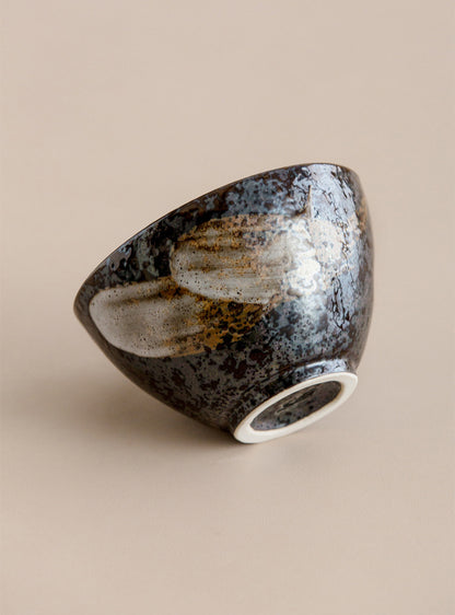[Made in Japan] Gohobi Minoya Shino Glaze Hat Bowl