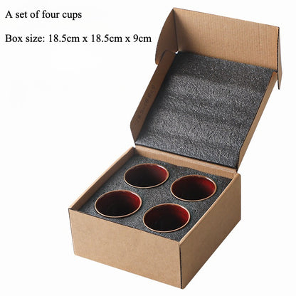 Gohobi Japanese-Style Kiln-Change Ceramic Tea Cup