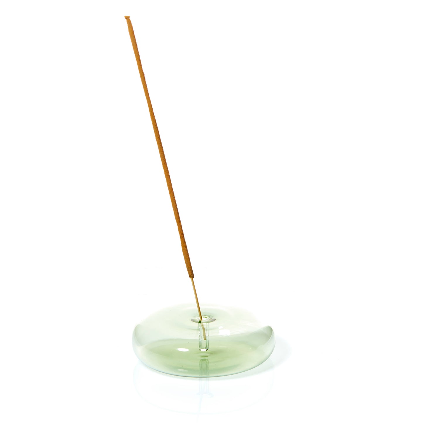 Gohobi x MÆGEN Dimple - Hand Blown Glass Incense Holder Green