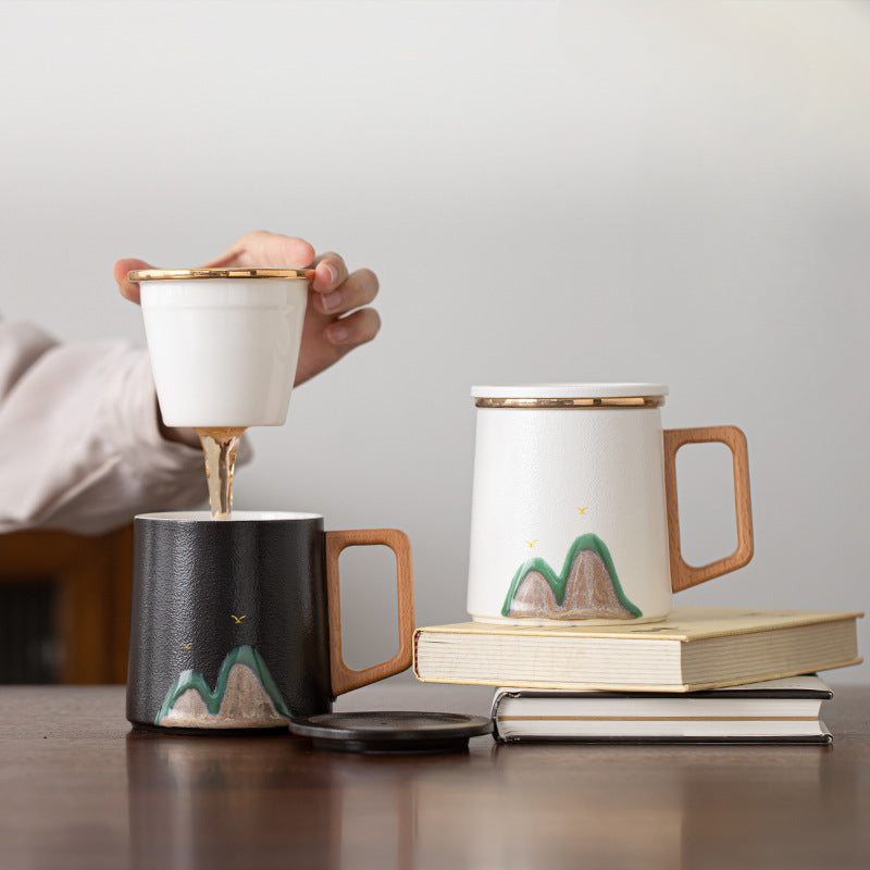 Gohobi Mountain Ceramic Tea Office Mug