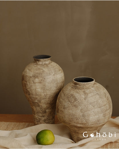 Gohobi Japanese-style Wabi Sabi Handmade Zen Large Vase 018