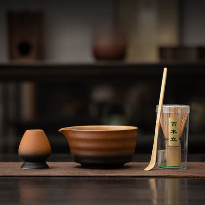 Gohobi Ceramic Matcha Set 036 Ancient Rhyme