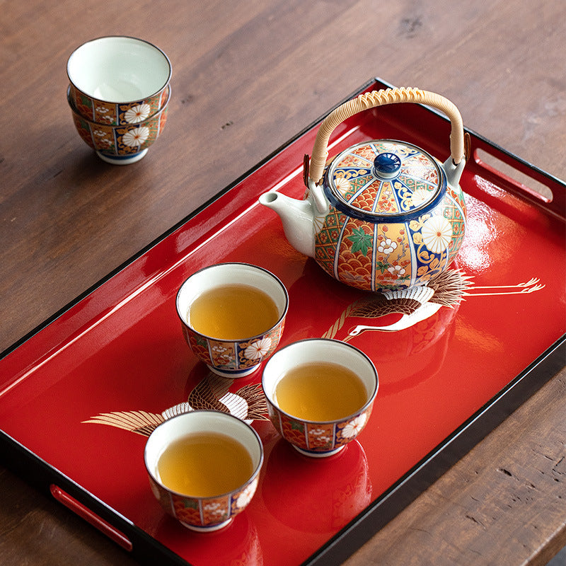 [Made In Japan] Gohobi Japanese Ancient Imari Tea Set