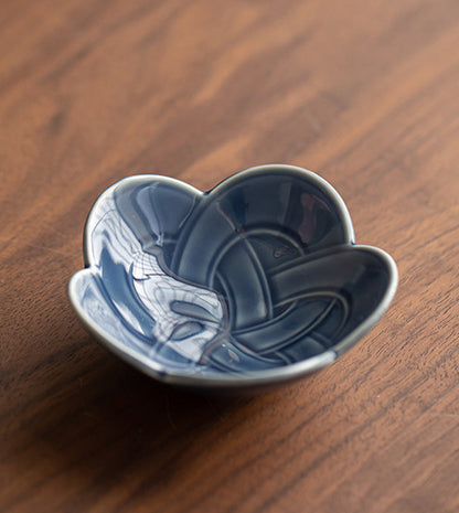 Gohobi, petite assiette traditionnelle japonaise de fruits glacés et noix - Nœud chinois 003