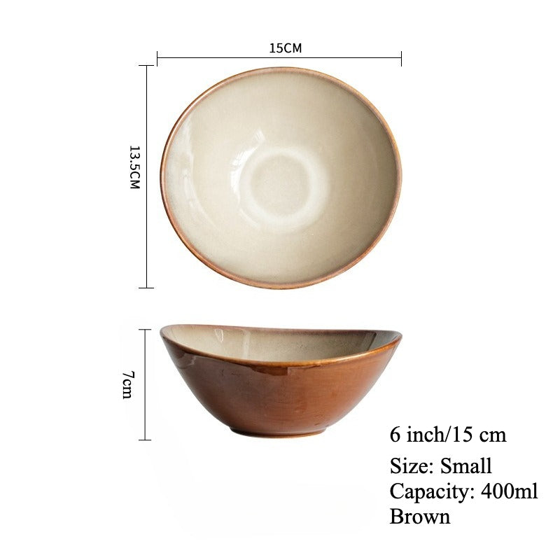 Gohobi Vintage Kiln-Change Ceramic Bowl