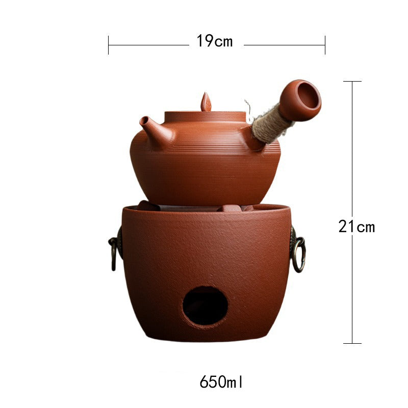 Gohobi Chaoshan Sand Pot Tea Set – Household Carbon Stove & Japanese Side Handle Teapot