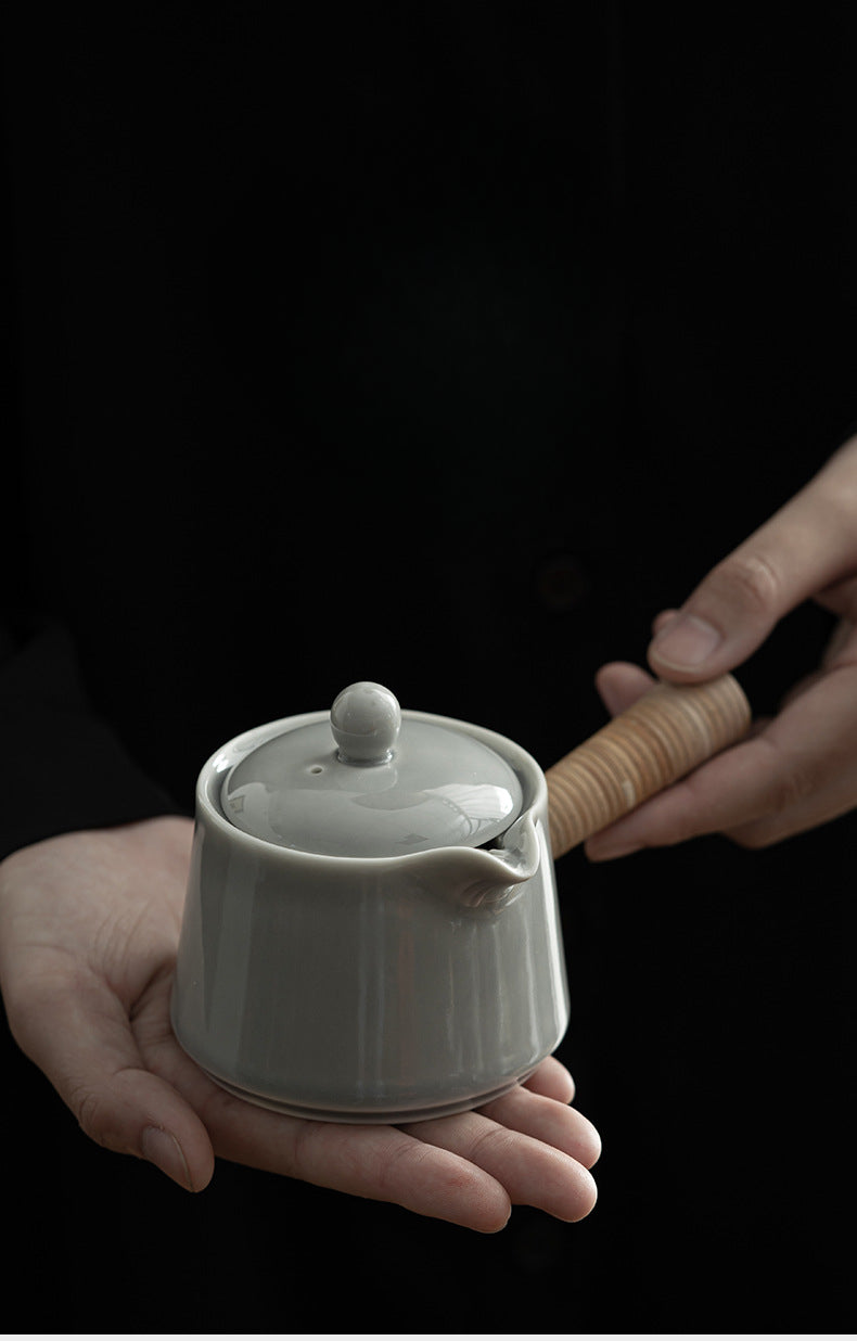 Gohobi Japanese Style Ice Grey Teapot 001